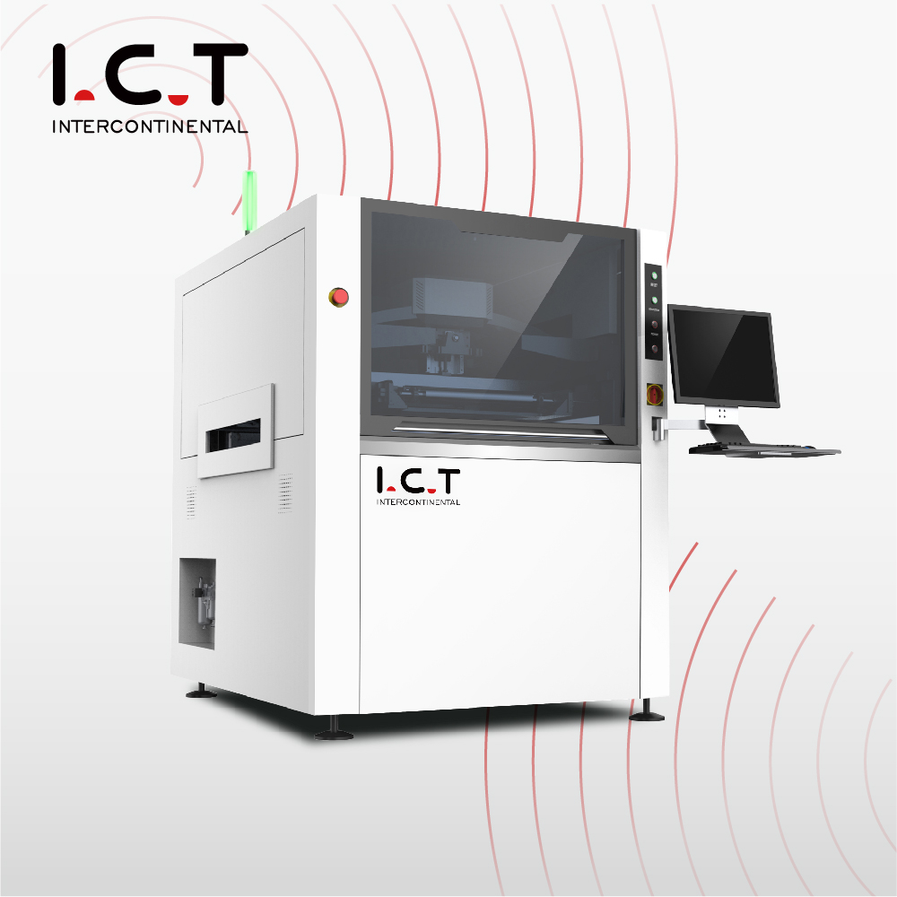 ICT-4034 Высококачественная полностью автоматическая печатная машина для поверхностного монтажа печатных плат